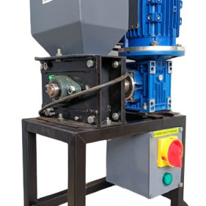 Mesin Cacah Mini dengan Dinamo 1 HP (Model Precious Plastic)