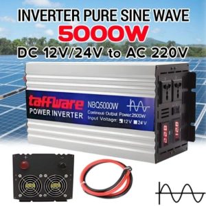 Power Inverter Pure Sine Wave 5000 watt DC  24volt